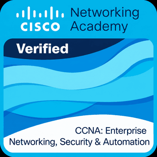 Cisco Networking Academy ENSA badge